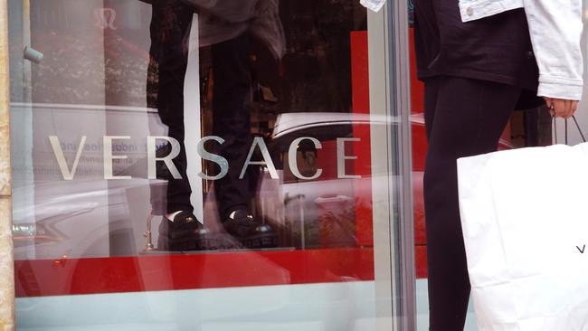 The acquisition of European fashion brand Versace, under Capri, gives Tapestry its first access to European luxury consumers. Picture. Scott Olson/Getty Images/AFP.