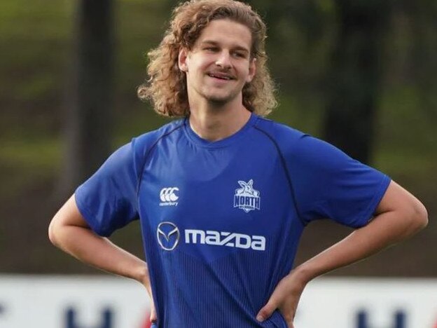 No.1 draft pick Jacob Edwards at North Melbourne training