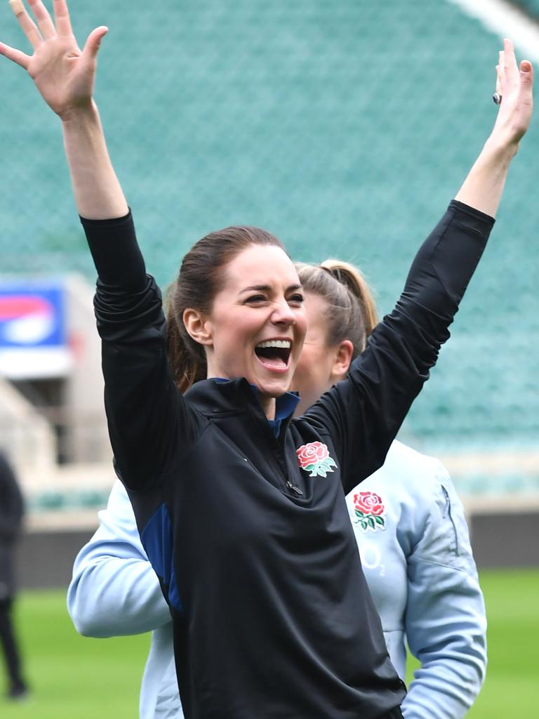 She was seen cheering enthusiastically during the session. Picture: Jeremy Selwyn – by WPA Pool/Getty Images