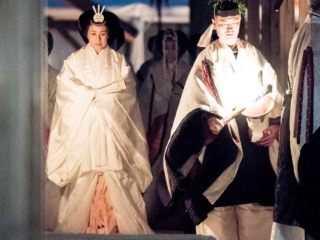 Japanese Emperor Naruhito has a dinner date with the sun goddess