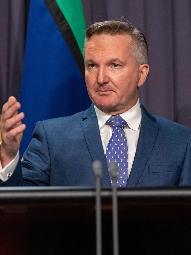 Federal Labor Energy Minister Chris Bowen. Picture: NCA NewsWire / Gary Ramage