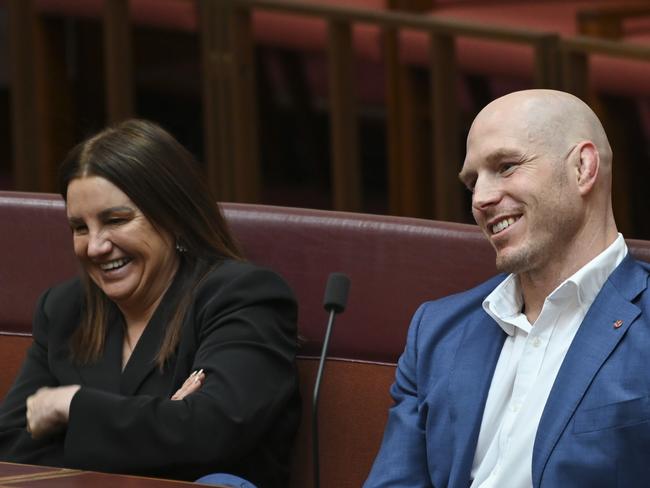 Senator Jacqui Lambie and Senator David Pocock will be offered the world to support the government’s IR bill. Picture: Martin Ollman/NCA NewsWire