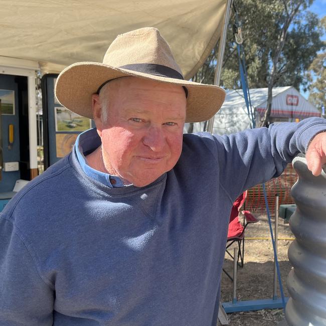 Bob McCormack of West End Water at Junee in southern NSW. Picture: Nikki Reynolds