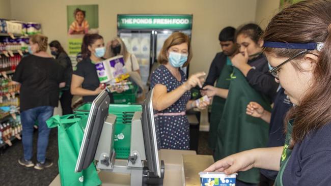 Students from kindergarten to Year 12 will be able to access the store. Picture: Dallas Kilponen.