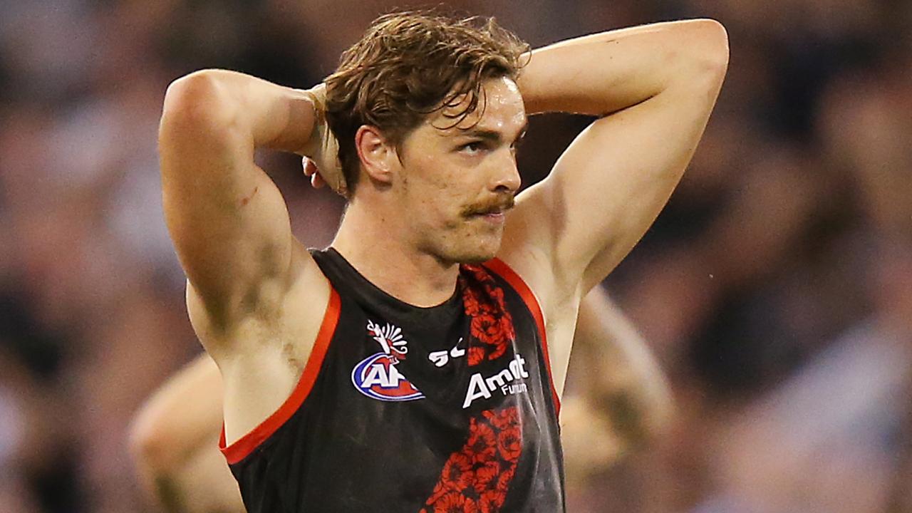 Joe Daniher season over, injury: Essendon v Richmond | Herald Sun