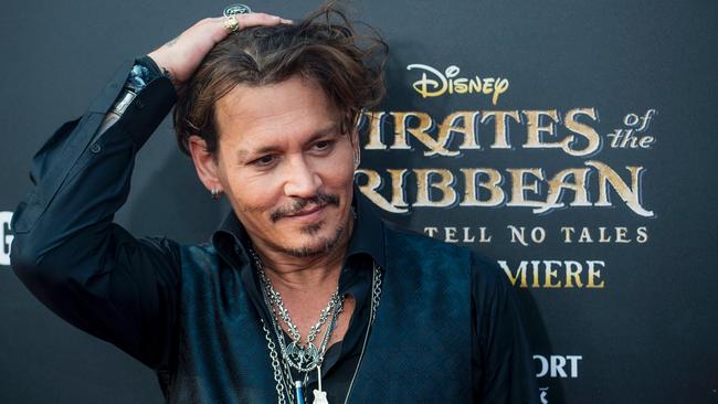 Actor Johnny Depp at world premiere of Disney movie "Pirates of the Caribbean: Dead Men Tell No Tales" in Shanghai. Much of the movie was shot on the Gold Coast. Photo: AFP PHOTO