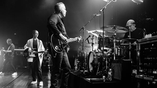 Anna Butters locks in with drummer Chad Gamble as guitarist Sadler Vaden and Isbell lay over their Crazy-horse inspired improvisations. Picture: John Weichman