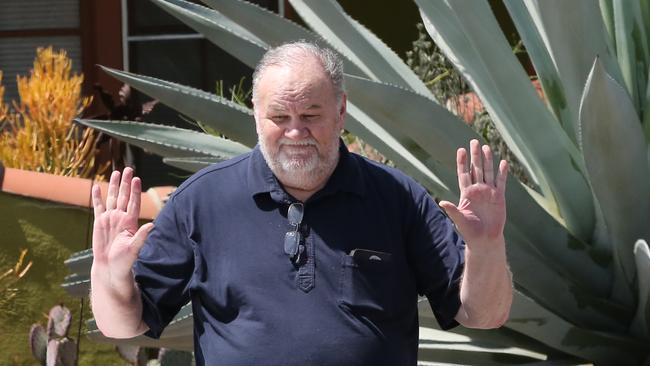 Meghan Markle's father thomas markle drops off flowers at her Meghan's mother Doria ragland home days before the wedding. 10 May 2018 Pictured: Meghan Markle. Photo credit: Rachpoot/MEGA  TheMegaAgency.com +1 888 505 6342