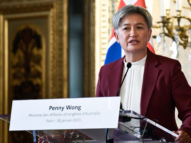 Australian Foreign Minister Penny Wong. Picture: AFP