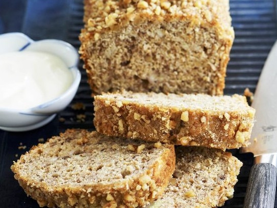 Banana and walnut bread.