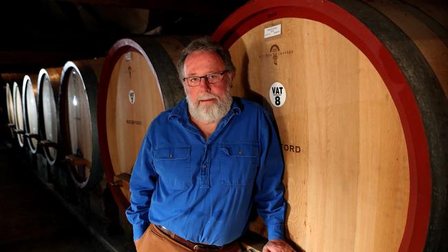 Rockford founder and winemaker Robert O'Callaghan. Picture: Kelly Barnes/The Australian