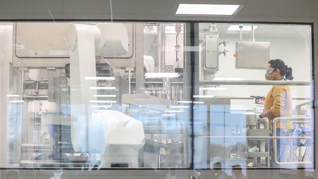 CSL’s new plasma facility in Melbourne’s north. Picture: Tim Carrafa