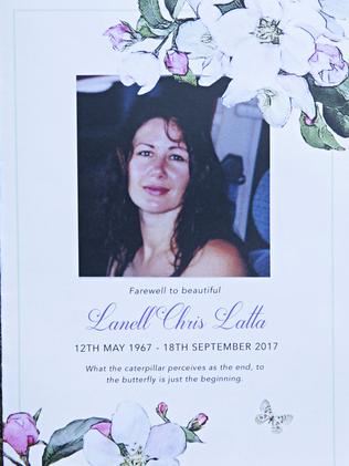 Memorial attendants grieve at a service held for Lanell Latta. Picture: Adam Yip/ Manly Daily