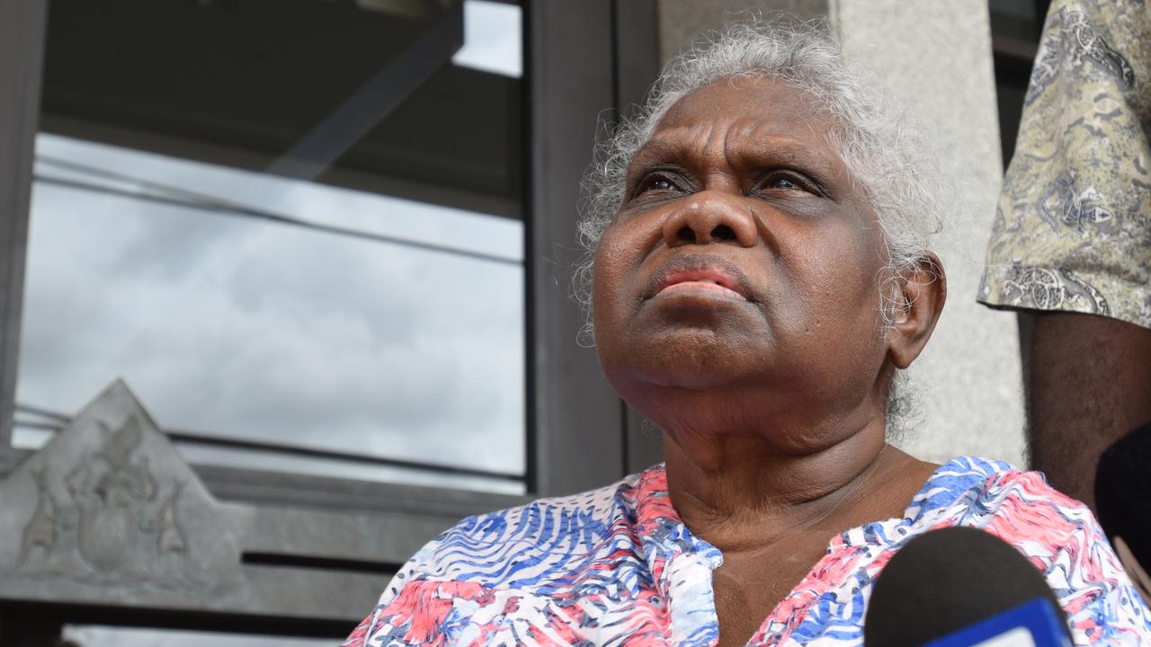 Mirarr Traditional Owners Yvonne Margarula met with the NT Chief Minister and Mining Minister on Friday, April 19, over the proposed Jabiluka mine lease extension. Picture: Zizi Averill