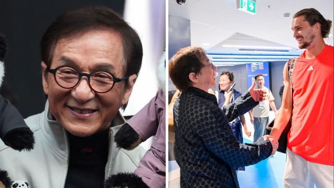 Did Jackie Chan curse the Aus Open finals?