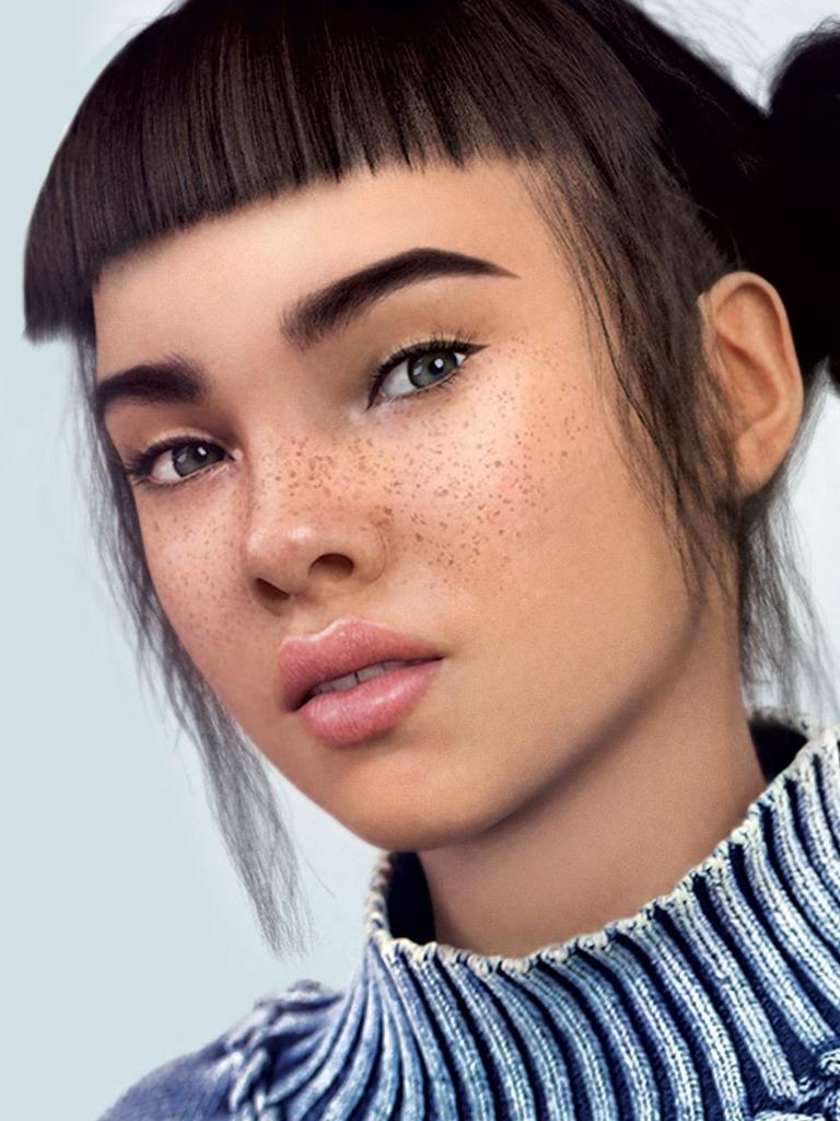 Digital human influencer Lil Miquela. Picture: Instagram.