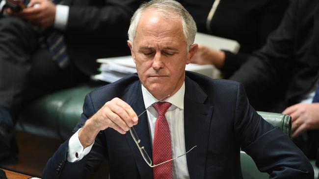 Australian Prime Minister Malcolm Turnbull during Question Time at Parliament House in Canberra on Wednesday, Dec. 2, 2015. (AAP Image/Mick Tsikas) NO ARCHIVING