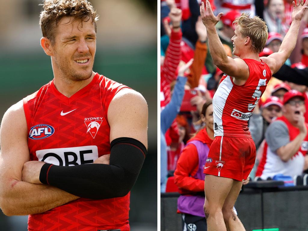 The Sydney Swans are on top of the ladder.
