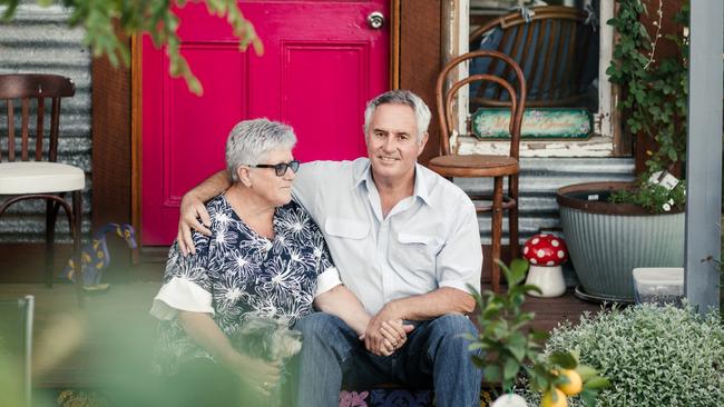 Toby Londero and wife Kerry. Picture: Andrew Pearson