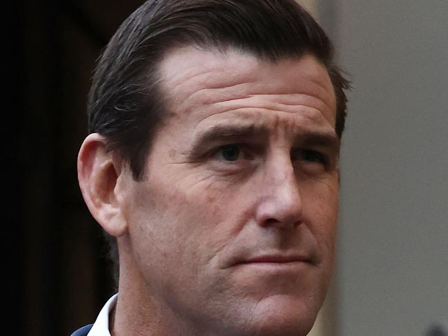 SYDNEY, AUSTRALIA - NewsWire Photos June 18, 2021: Highly decorated SAS soldier, Ben Roberts-Smith pictured leaving the Federal Court today. He is suing Nine's Newspapers for defamation. Picture: NCA NewsWire / David Swift