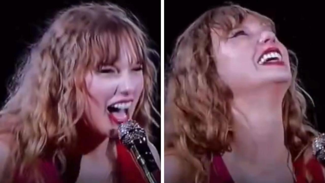 Moment that made Taylor lose it onstage