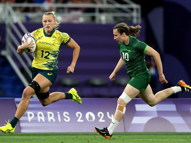 Maddison Levi torched Ireland. Picture: Michael Steele/Getty Images