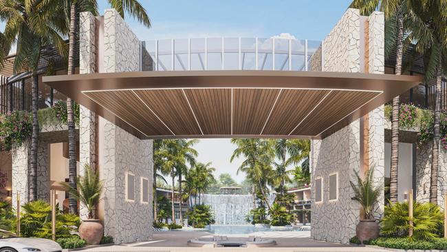 Developer Tim Gurner has plans for a $250m high end wellness, tourism and hotel space at 91-113 Davidson St in Port Douglas. Picture: Supplied