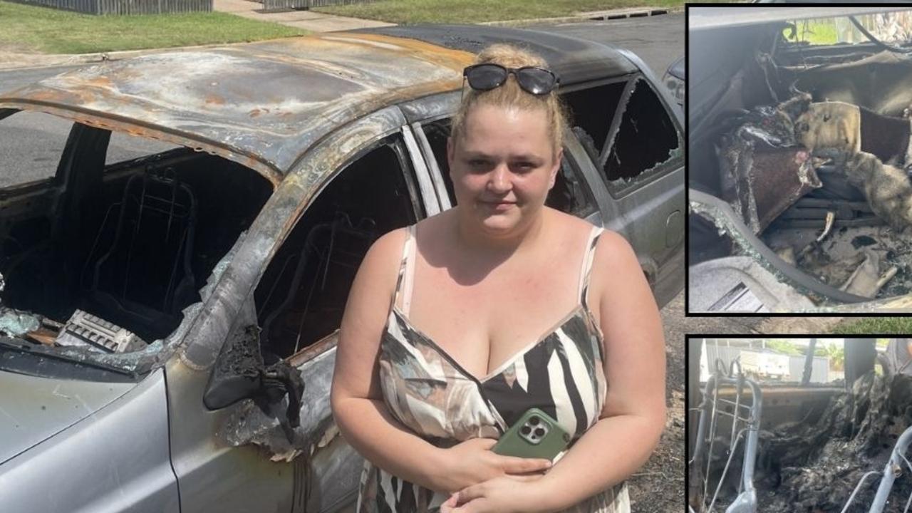 ‘Woke to explosions’: Young mum’s car torched after sinister phone calls