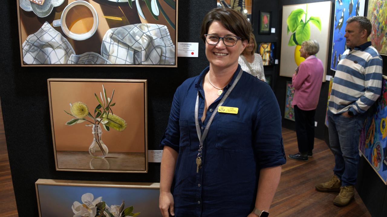 Organiser and parent Jodie Humphries at Toowoomba Grammar School Art Show 2024. Sunday, March 24, 2024. Picture: Christine Schindler