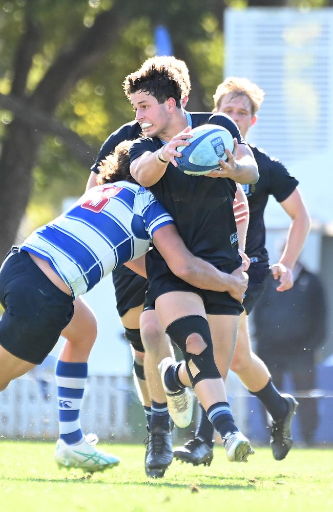 Tom Siganto playing for Brisbane Grammar School.. Picture, John Gass