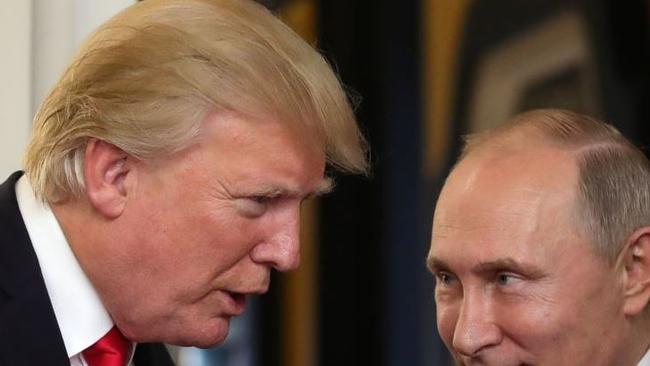 Donald Trump and Vladimir Putin