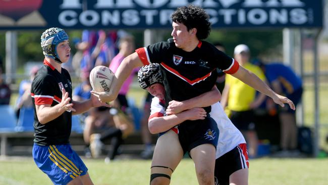 Kyle Bader at the 2024 Queensland School Rugby League Championship Finals at Jack Manski Oval, Townsville Picture: Evan Morgan