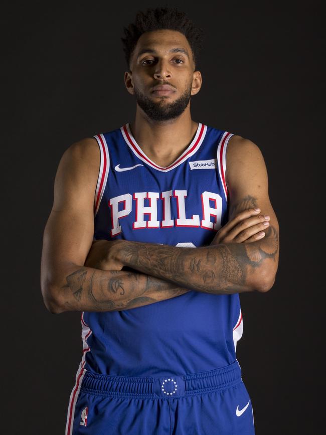 Jonah Bolden is one of many of the 76ers links to Australia. Picture: Getty