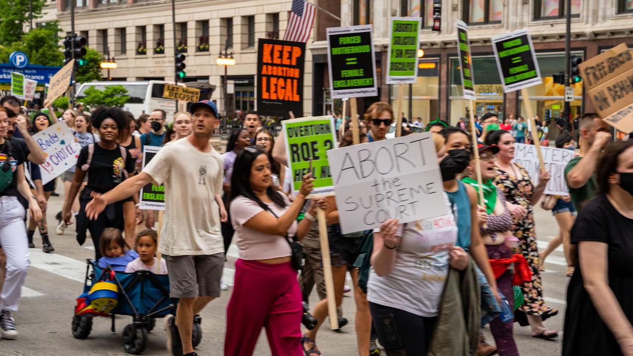 Protesters support abortion rights in the United States. Picture: iStock