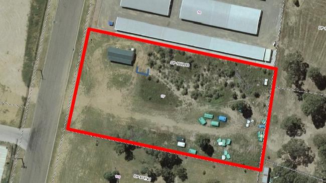 The site where a $7 million waste facility will be built at Singleton after it was approved by the JRPP. Supplied.