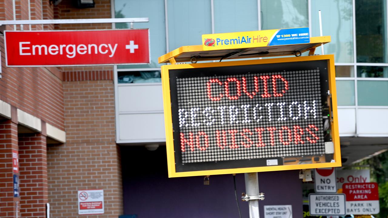 Liverpool Hospital is on high alert after patients and staff tested positive for Covid-19. Picture: NCA NewsWire/Jeremy Piper