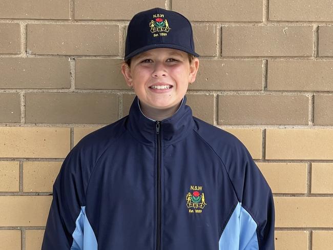 Taylor McMahon back in 2022 for NSW ahead of the School Sports Australia U12s nationals in Ballarat. Picture: Jason Hosken (News Corp)