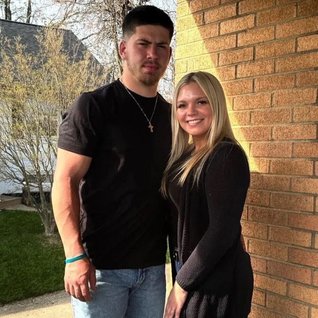 Kavan Markwood with girlfriend Alonna Brown. GoFundMe