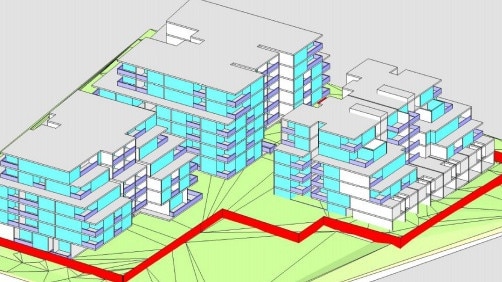 Plans have been lodged fora mix of residential and commercial uses on 677-687 Canterbury Rd and 48 Drummond St, Belmore. Picture: Planning documents