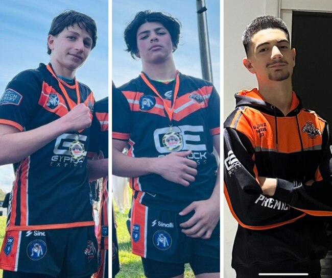 Nasim Naboulsi, Ali Haydar and Mohammed Elkheir of Greenacre Tigers