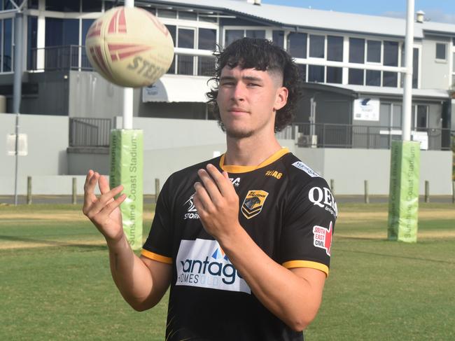 Sunshine Coast Falcons Mal Meninga Cup player for 2023, Jayden Smith. Picture: Patrick Woods