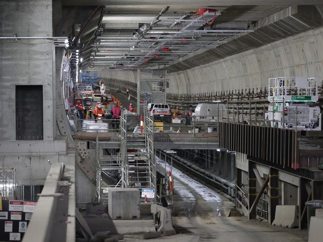 The works will see 9000 trucks taken off local streets. Picture: David Caird