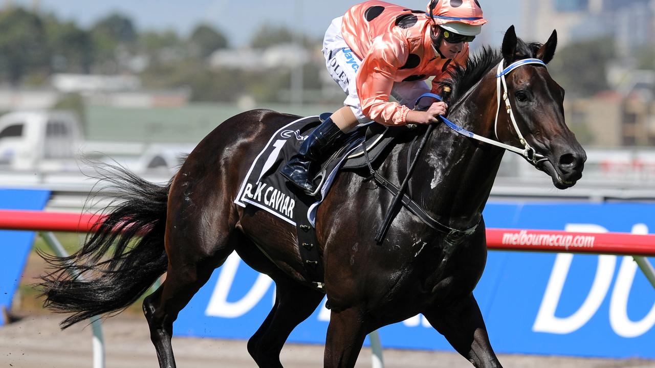 Flemington. Australia Cup Day. Black Caviar, with Luke Nolen onboard, wins 10 straight after blitzing in the Newmarket Handicap.