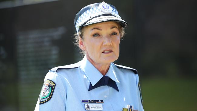 NSW Police Commissioner Karen Webb. Picture: Max Mason-Hubers