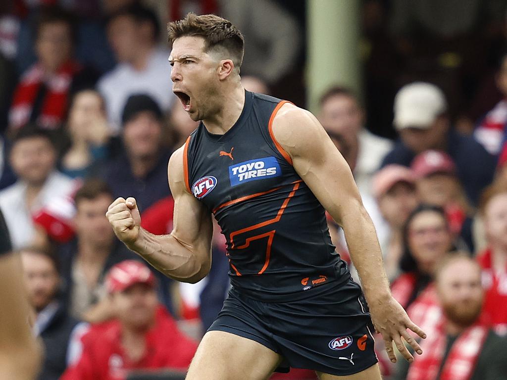 Toby Greene was the star in the Giants’ huge win. Photo by Phil Hillyard