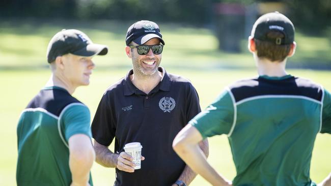 The BBC brains trust was headed by with coach Jarrod Turner. (AAP Image/Richard Walker)