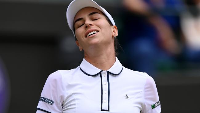 The frustration sets in for Aussie Ajla Tomljanovic. Picture: Getty Images