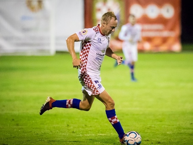 Mitch Nichols in action for the Gold Coast Knights last season. Picture: East End Digital