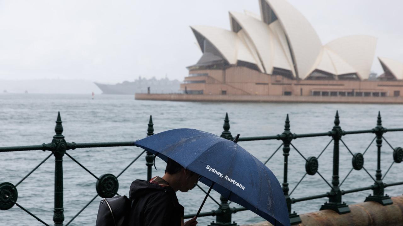 A grey skied day in Sydney. Picture: NCA NewsWire / David Swift