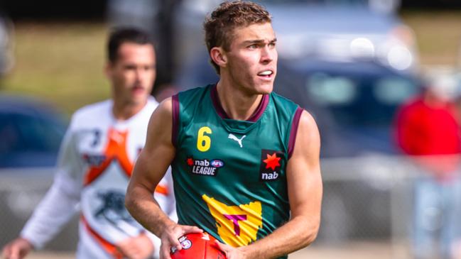 Sam Banks headlines Tasmania’s draft hopes this year. Picture: Linda Higginson